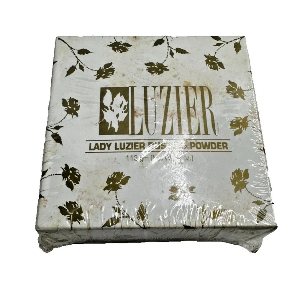 Vintage Lady Luzier Dusting Powder Sealed Boxed 4 oz AS IS